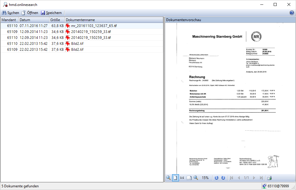 Cloudl�sungen f�r Steuerberater - Mandantenl�sungen - Rechnungswesen - Volltextsuche - Suchergebnisse