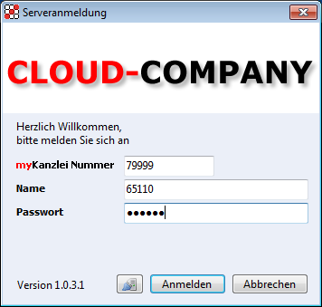 Cloudl�sungen f�r Steuerberater - Mandantenl�sungen - Rechnungswesen - Finanzbuchhaltung - Belegtransfer - Serveranmeldung