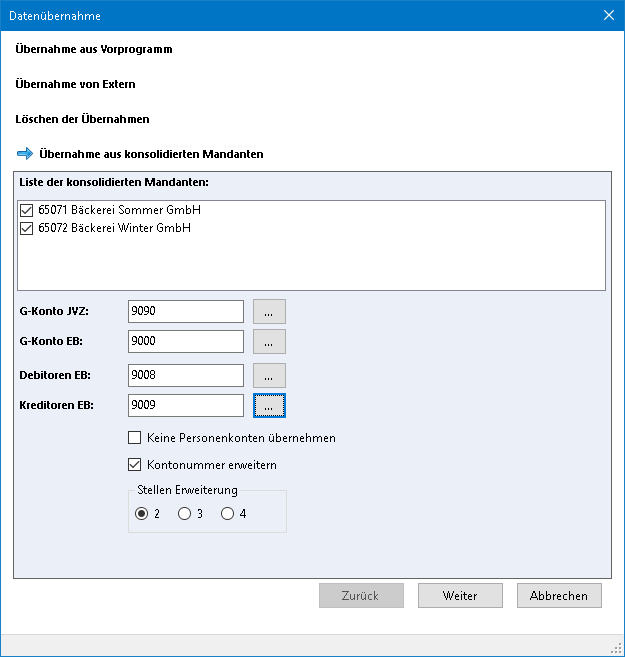 Rechnungswesen f�r Steuerberater - Rechnungswesen - Jahresabschluss - Konsolidierung - Daten�bernahme