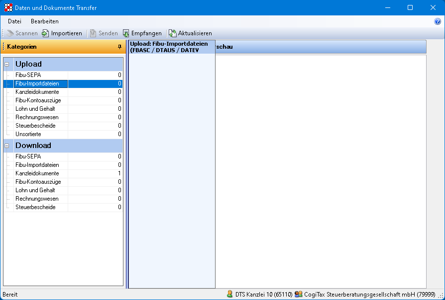 Rechnungswesen f�r Steuerberater - Mandantenl�sungen - Rechnungswesen - hmd.aspclient  -  Daten Dokumente Transfer