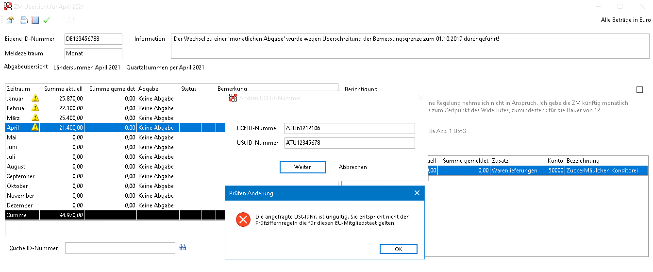 Rechnungswesen f�r Steuerberater - Finanzbuchhaltung - Kontrolle - UStID Pr�fung - Onlinepr�fung